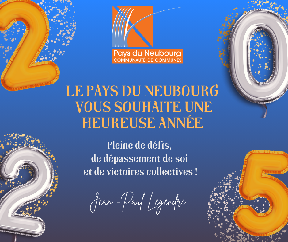 Le pays du Neubourg souhaite une bonne année 2025